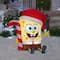 3ft. Airblown® Inflatable SpongeBob with Candy Cane
